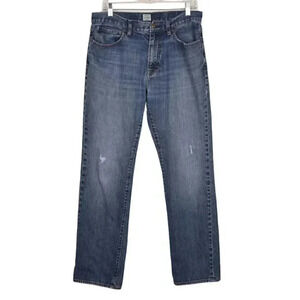 J. Crew Factory Vintage Slim Straight Blue Jeans Size 33x32